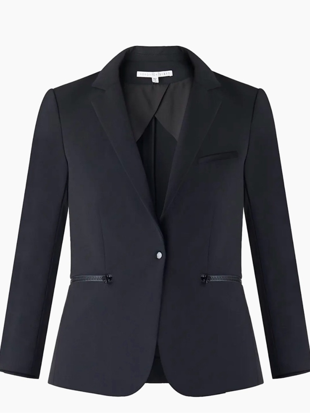 Veronica Beard Iconic Scuba Dickey Blazer – Navy Blue – Size 6